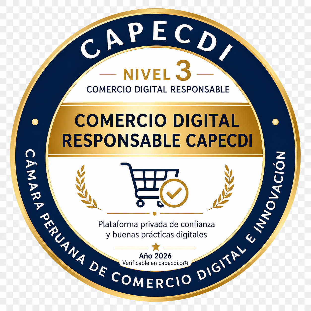 Sello Comercio Digital Responsable CAPECDI